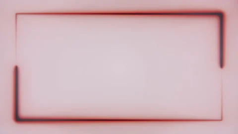 Couple of red neon lighting lines is moving on white background and forming Stockbeeldmateriaal 201445768