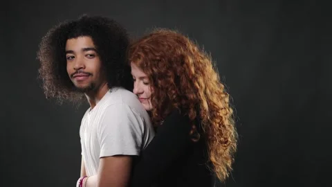 Couple Relationship Dynamics, Young Man Looking Back Over Shoulder While Woman Vídeo Stock 335893737