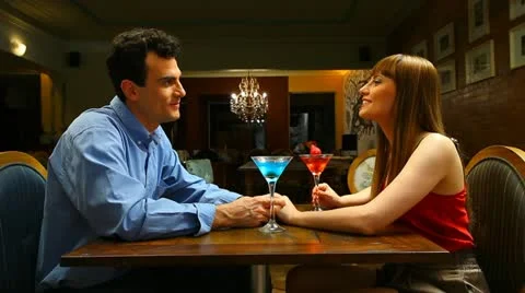 Couple in restaurant Stock-Footage 22100194