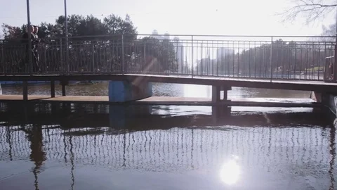 Couple of runners in park Stock Footage 85239128