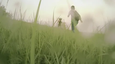 Couple runs Stock Footage 38077587