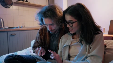 Couple Sharing a Moment with Smartphone Stock Footage 272604232