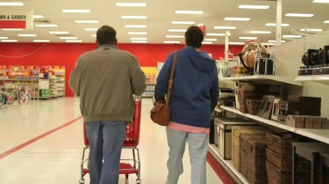Couple Shopping Stock Footage 632982