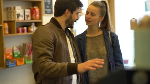 Couple shopping together Stock Footage 63300816