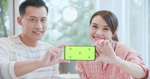Couple show green screen Stock Footage 116645247