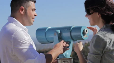 Couple sightseeing Stock Footage 41278170