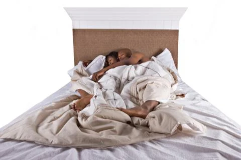 Couple sleeping Foto stock