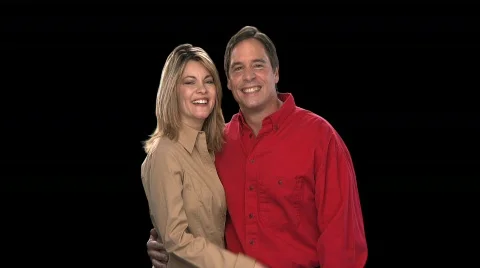 Couple smiling 스톡 동영상 754856