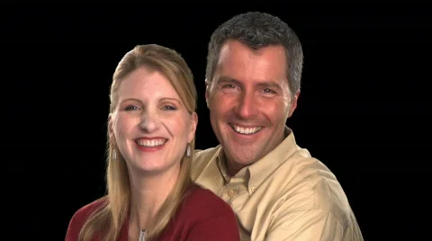 Couple Smiling Stock Footage 754892