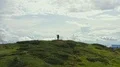 The couple standing on a beautiful green mountain 4k or 4k+ Resolution