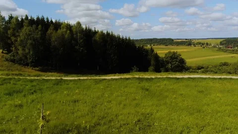 Couple standing on hill Stock Footage 115317405