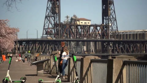 Couple Standing - Urban Video stock 151930472