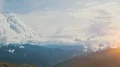 The couple stands on the beautiful mountain top 4k or 4k+ Resolution
