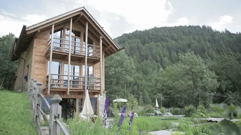 Couple Stepping onto Balcony Stock Footage 36053101