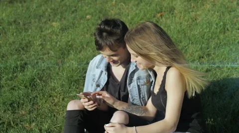 Couple with tablet pc Stock Footage 68298135