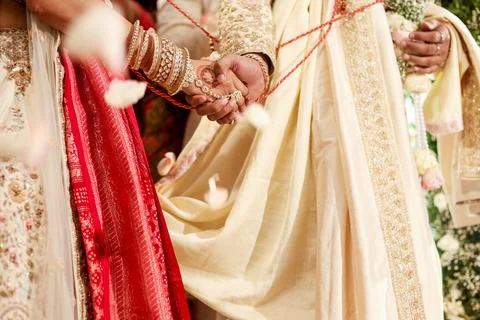 Couple Taking Pheras Stock Photos