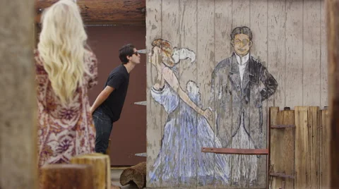 Couple taking a picture Video stock 62344778