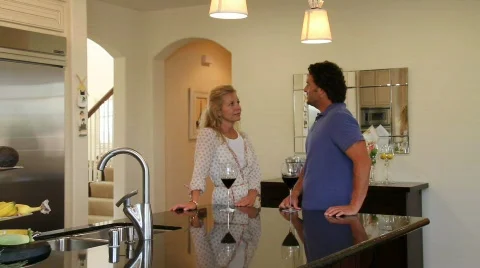 Couple Talking Stock Footage 808517