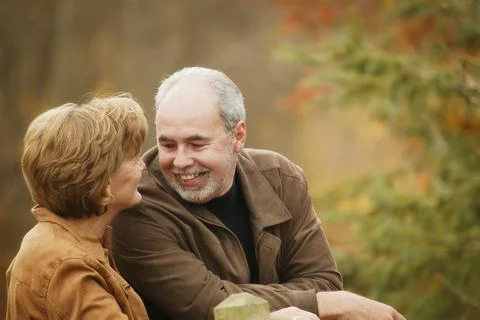 Couple Talking Stock Photos