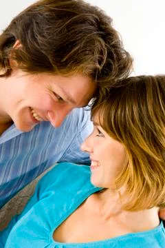 Couple in their 20s, inside Stock Photos