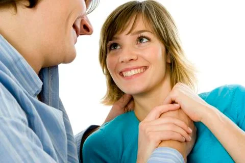 Couple in their 20s, inside Stock Photos