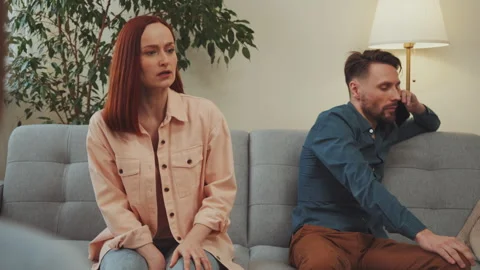 Couple in therapy session Stock Footage 305998486