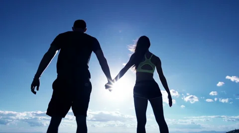 Couple On The Top Video stock 33565943