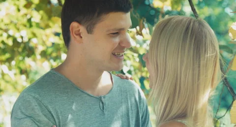 Couple under the tree Stock Footage 56064811