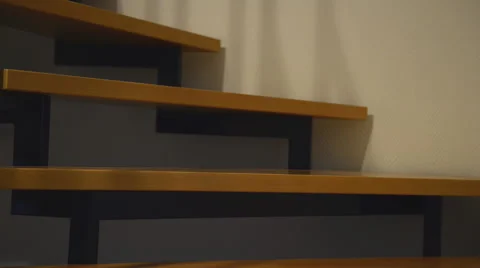 Couple undressing on stairs Stock Footage 45517611