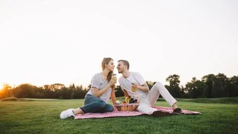 Couple on vacation Stock Photos