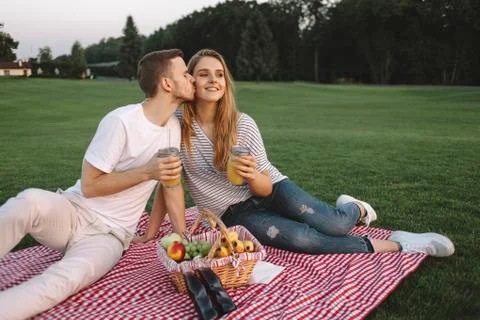 Couple on vacation Stock Photos