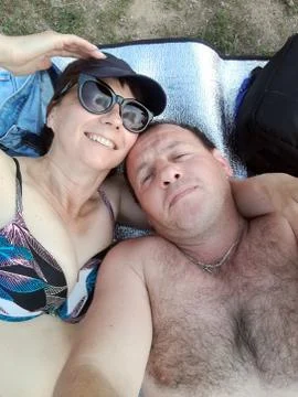 Couple on vacation Stock Photos