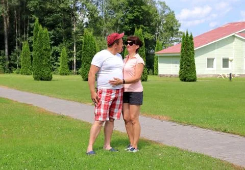 Couple on vacation Stock Photos