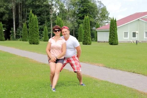 Couple on vacation Stock Photos