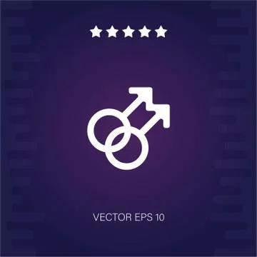 Couple vector icon Stock Illustration