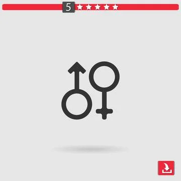 Couple vector icon Stock-Illustration