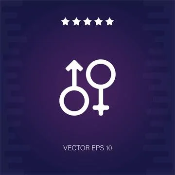Couple vector icon Stock Illustration