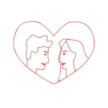 Couple vector illustration Stock Illustration