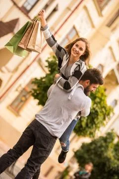 Couple on walk Stock Photos
