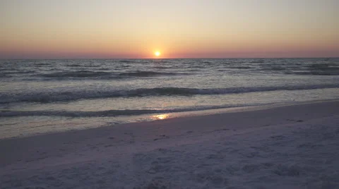 Couple Walking on Beach at Sunset (21 of 23) Stock Footage 48704173
