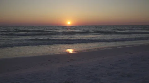 Couple Walking on Beach at Sunset (23 of 23) Stock Footage 48704002