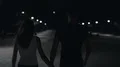 The couple walking in the night park 4k or 4k+ Resolution