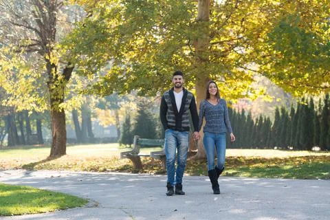 Couple Walking Stock Photos