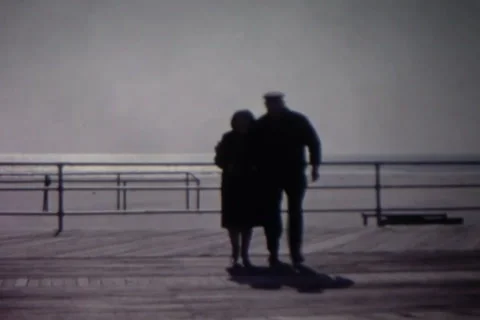 Couple Walking Towards Camera Stock Footage 24671086