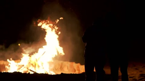 Couple Warming up Stock Footage 49100284