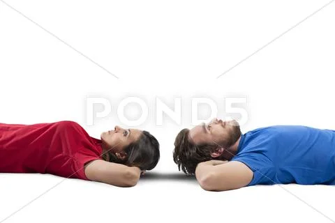 Couple who thinks Stock Photos