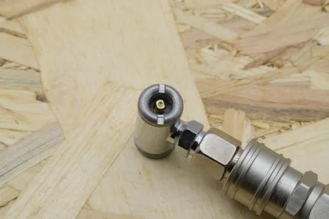 Coupler. Air coupling connector. Stock-Fotos