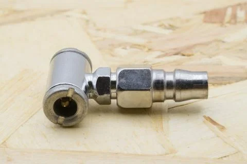 Coupler. Air coupling connector. Foto stock