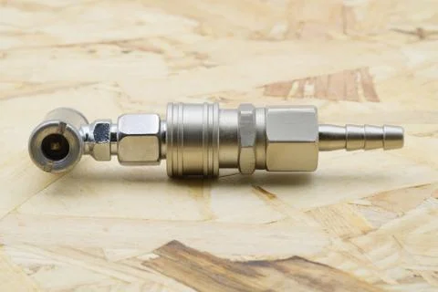 Coupler. Air coupling connector. Stock-Fotos