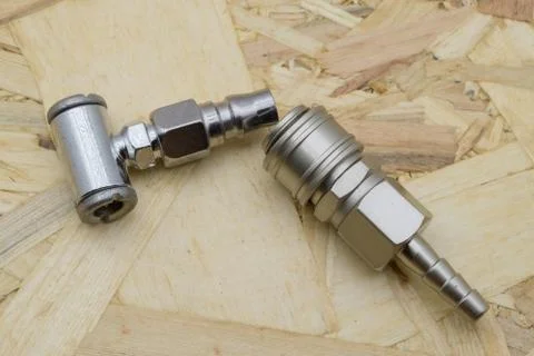 Coupler. Air coupling connector. Foto stock
